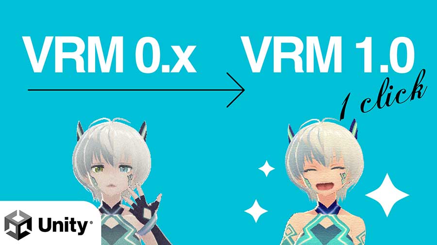 Cover Image for Let's convert vrm 0.x to vrm 1.0 (easy one click)